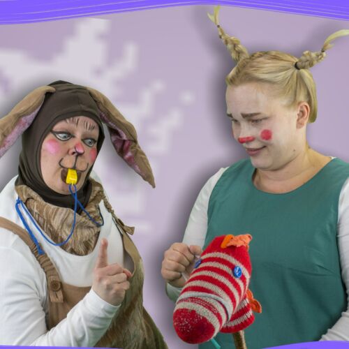 Kettu ja Jänis lastenteatteriesitys