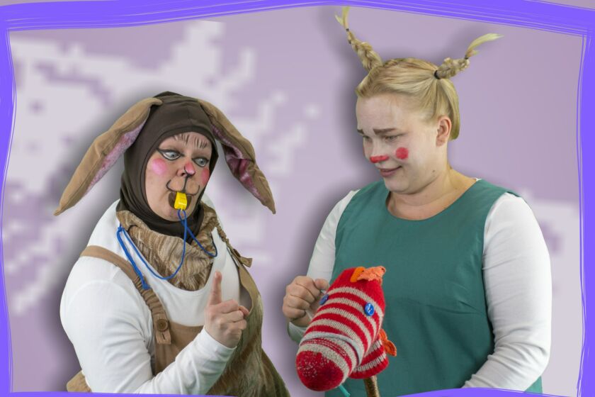 Kettu ja Jänis lastenteatteriesitys