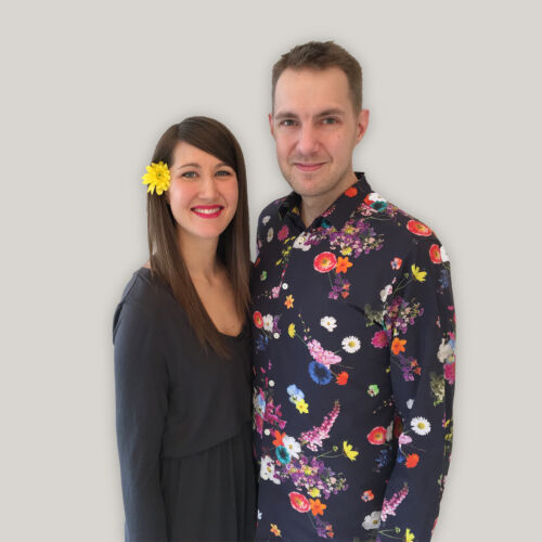 Duo HE.ARTissa kokoonpanon Eveliina Jaatinen ja Henri Marjamaki.