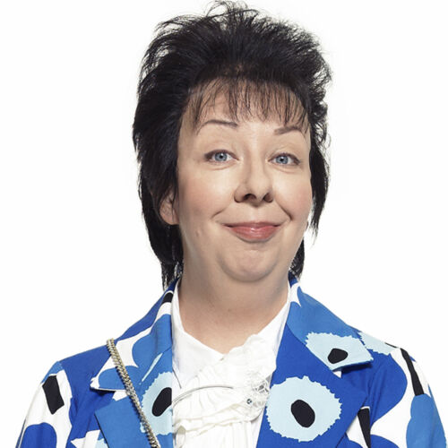 Jenni Kokander. Putous-hahmo Irma Rönkkö.