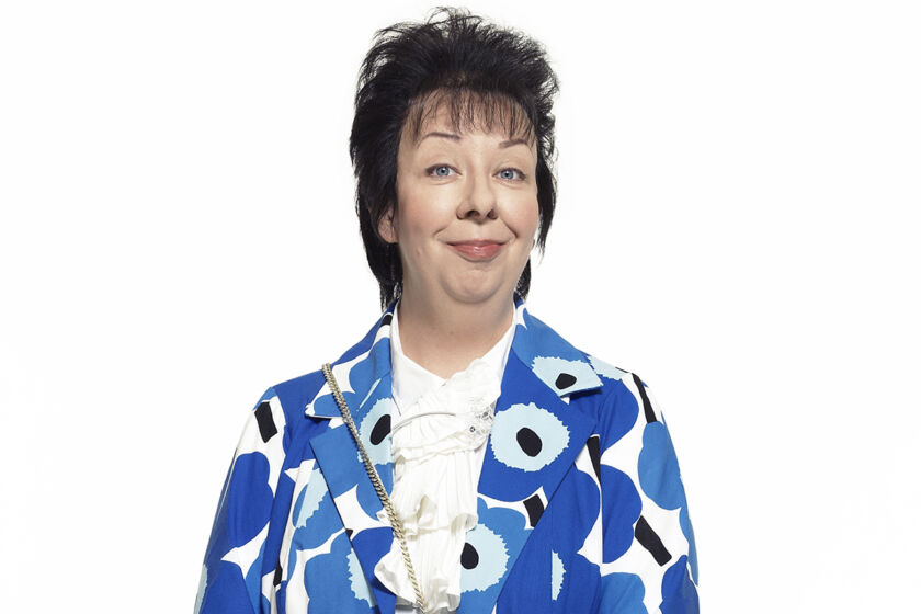 Jenni Kokander. Putous-hahmo Irma Rönkkö.